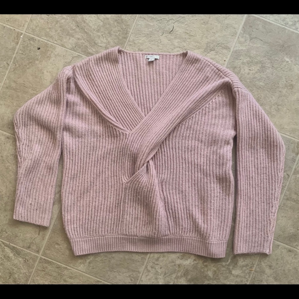 Soft pink sweater